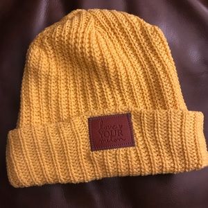 Marigold Love Your Melon Cuffed Beanie 💛